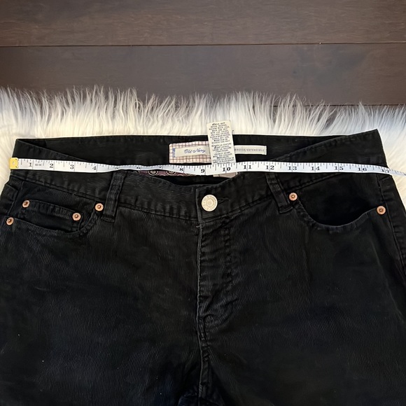 Old Navy Stretch Cords Black Boot Cut Size 10 Short - Picture 5 of 7